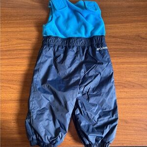 Columbia Kids' Snow Bib Blue